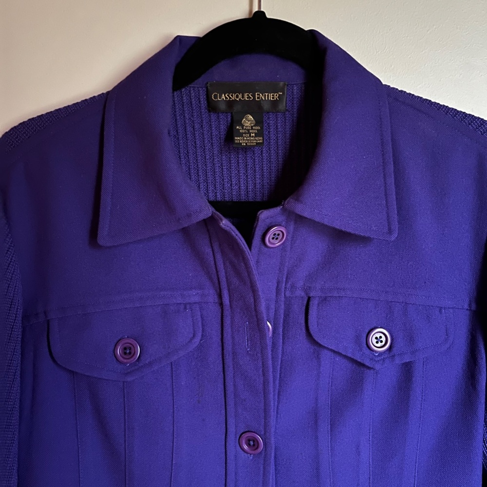 Classiques Entier Purple Sweater